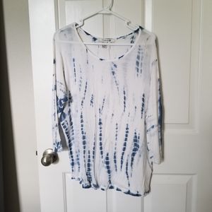 Forever21 tie dye dolman shirt size small